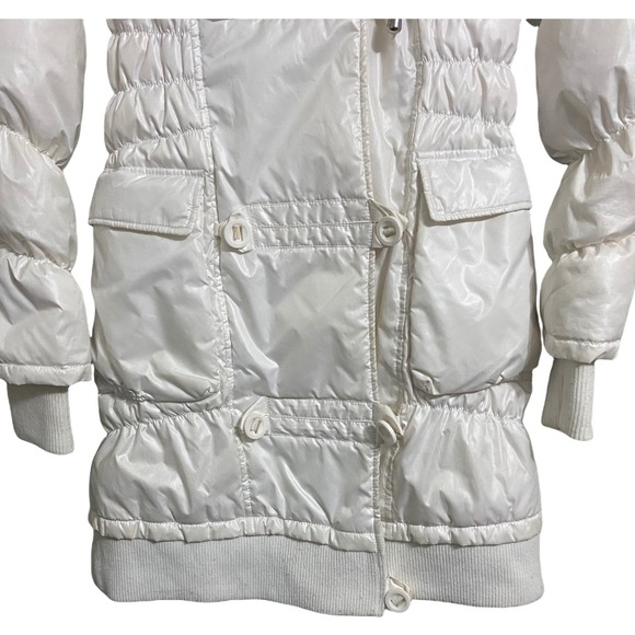 RUDSAK Size Sm White Down Filled Fur Trim Hood - Picture 5 of 15